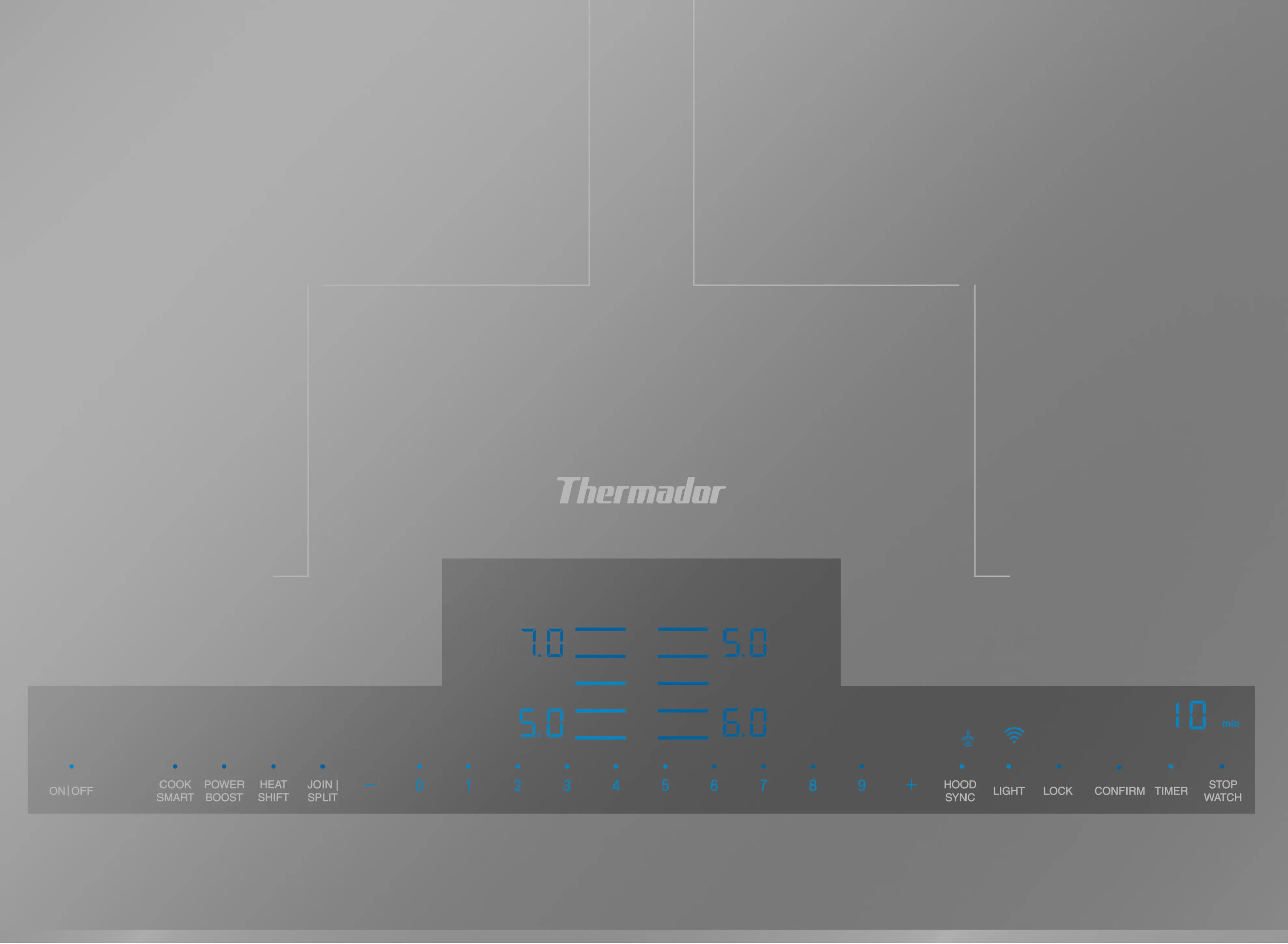 Thermador CIT30FBG Liberty® Induction Cooktop 30'' Titanium Gray, Without Frame