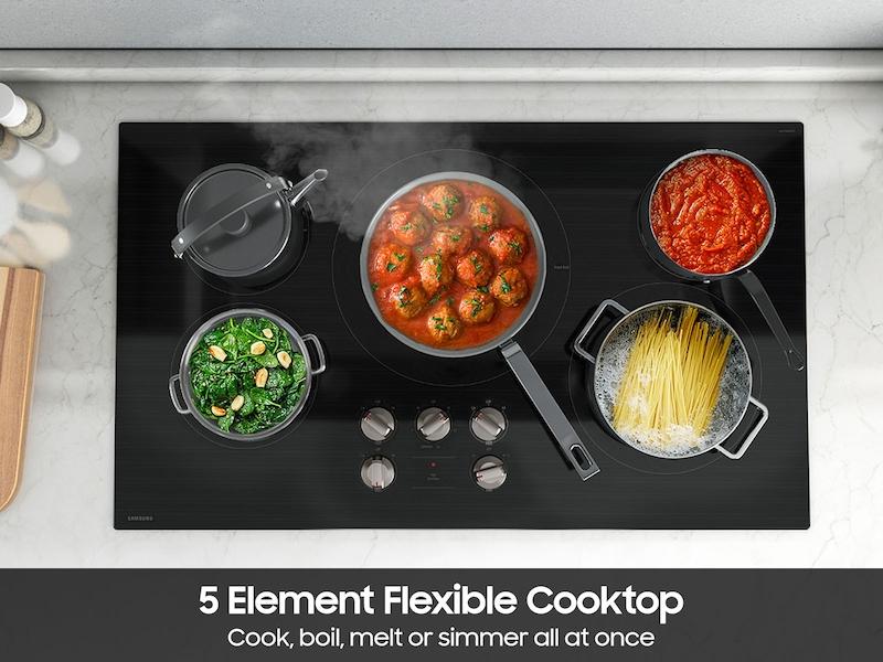 Samsung NZ36FG5332RK 36" Electric Energy Star® Certified Cooktop With 5 Elements In Black