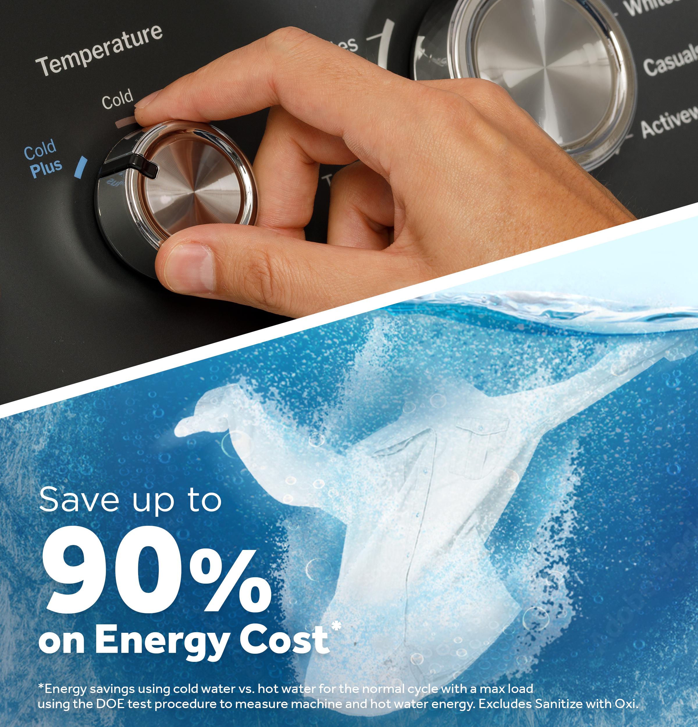 Ge Appliances GTW485ASWWB Ge® 4.5 Cu. Ft. Capacity Washer With Stainless Steel Basket, Cold Plus And Wash Boost​