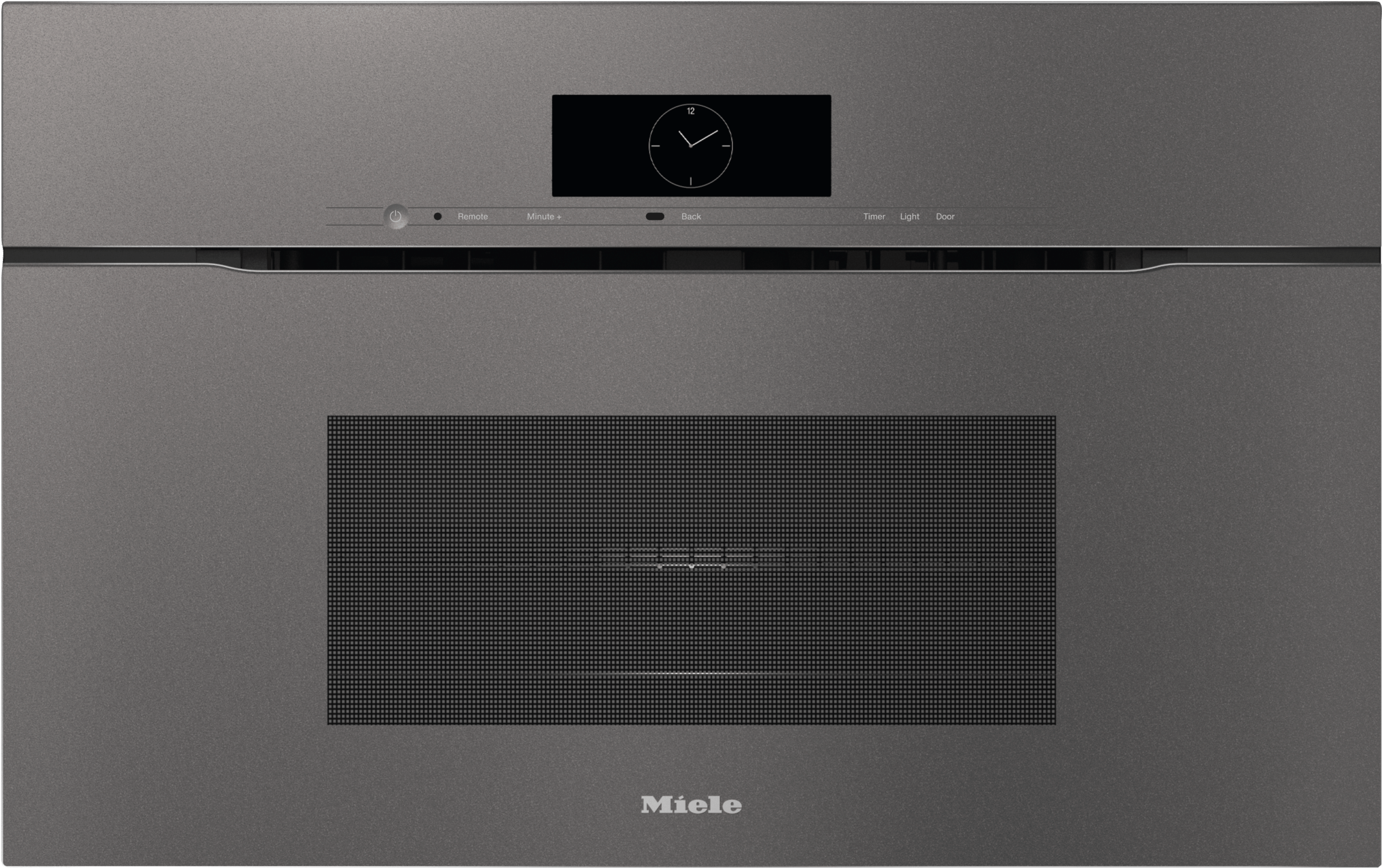 Miele H7870BMXGG H 7870 Bmx Graphite Grey - 30" Handleless Compact Speed Oven In A Perfectly Combinable Design With Automatic Programs And Roast Probe.