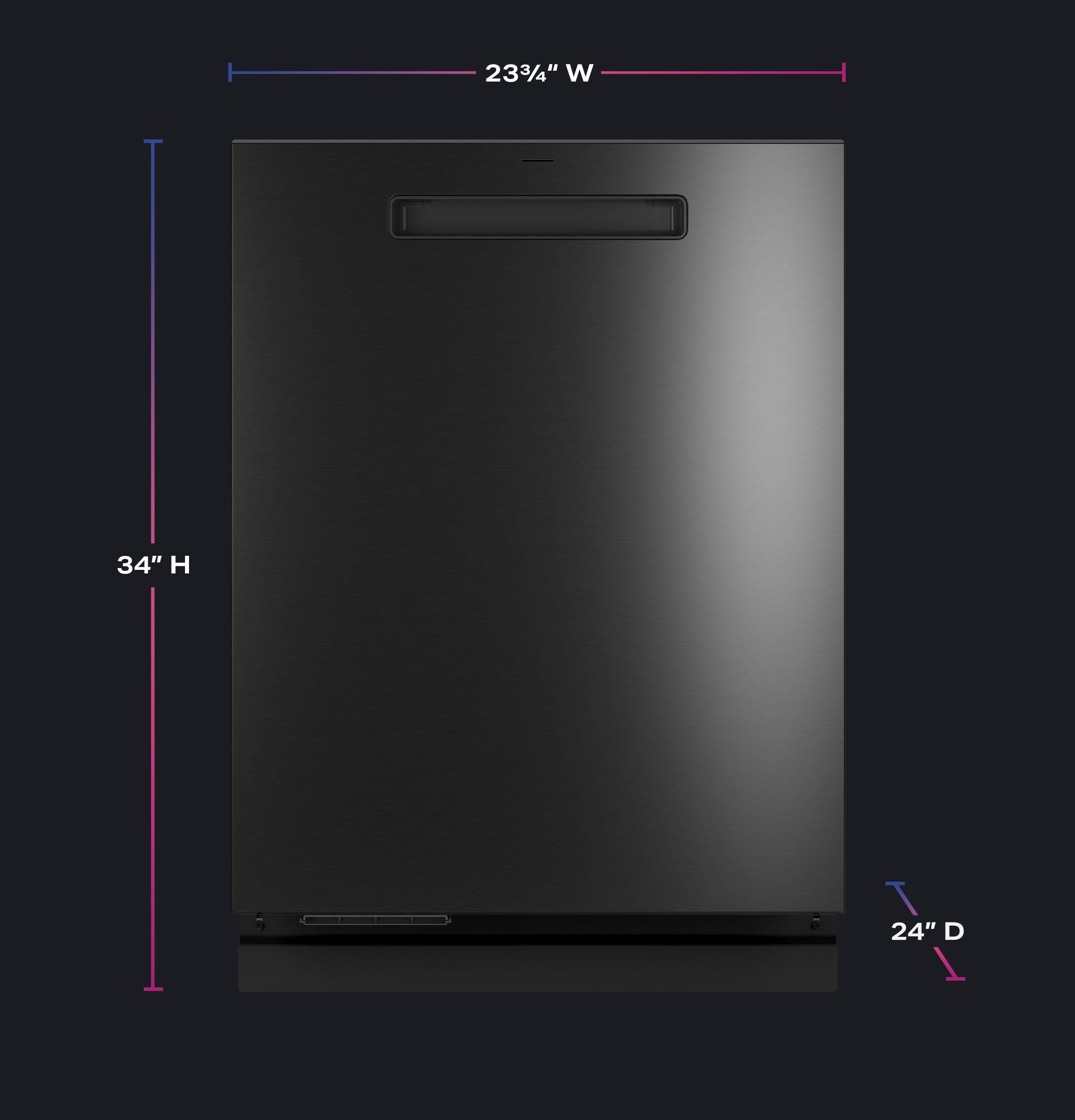Ge Appliances PDP755SBVTS Ge Profile™ Energy Star Smart Ultrafresh System Dishwasher With Microban™ Antimicrobial Technology With Deep Clean Washing 3Rd Rack, 42 Dba