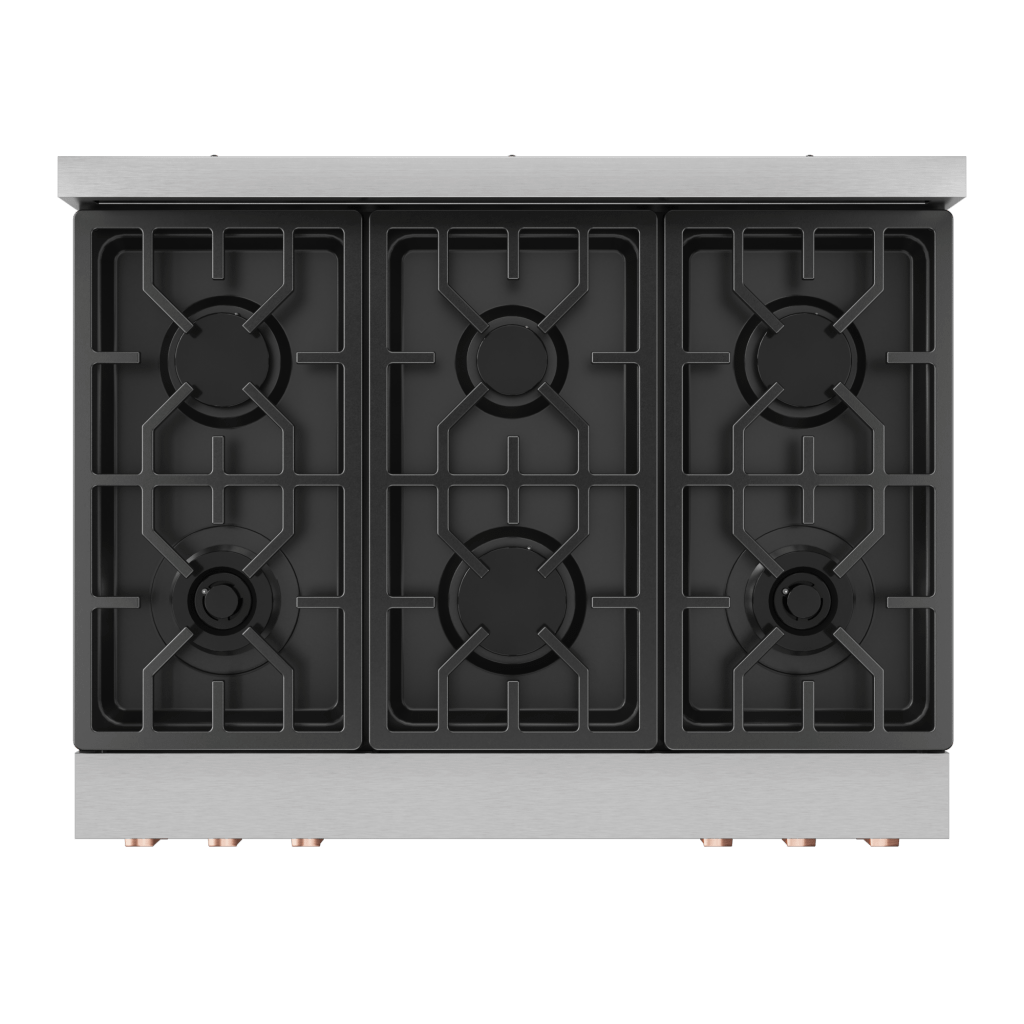 Thor Kitchen RSG36RSG 36 Inch Professional Gas Range With Tilt Panel Touch Control In Stainless Steel/Rose Gold Gordon Ramsay Series - Rsg36-Rsg