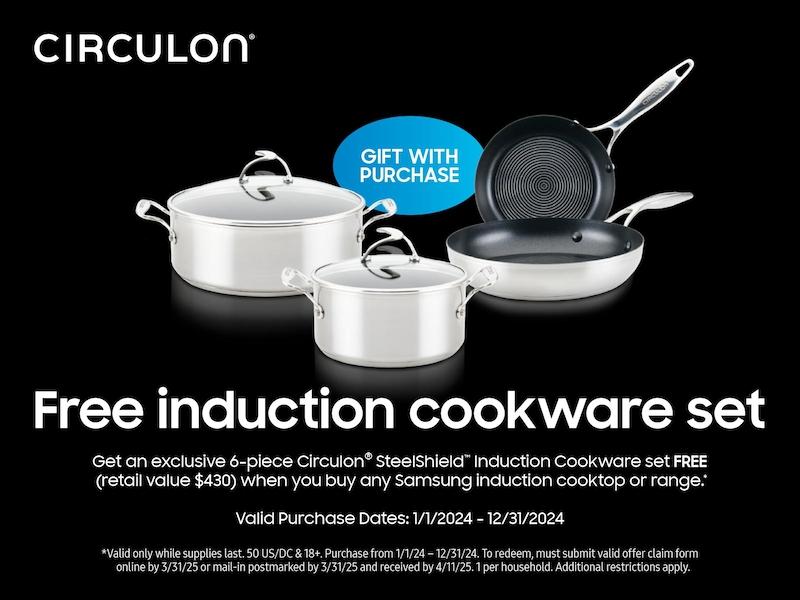 Samsung NSI6DG9550SR Bespoke Smart Slide-In Induction Range 6.3 Cu. Ft. With Flex Duo™ & Ambient Edge Lighting™ In Stainless Steel