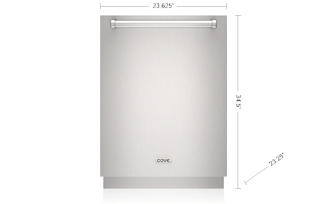 Cove DW2451WS 24" Dishwasher With Water Softener - Panel Ready