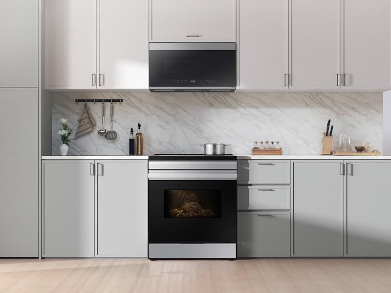 Samsung NSI6DG9100SR Bespoke 6.3 Cu. Ft. Smart Slide-In Induction Range With Anti-Scratch Glass Cooktop In Stainless Steel