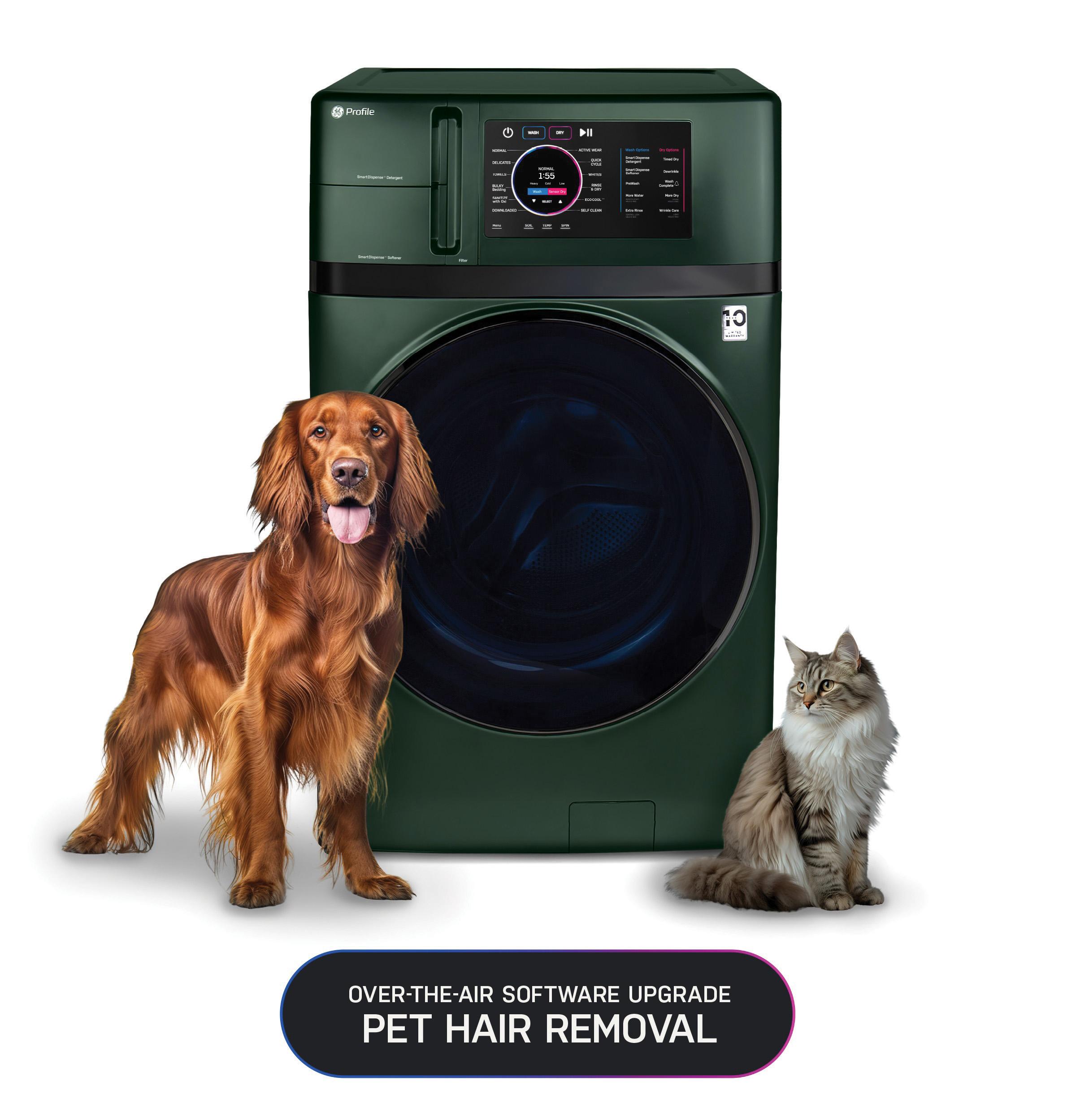 Ge Appliances PFQ97HSPVGN Ge Profile™ Energy Star® 4.8 Cu. Ft. Capacity Ultrafast Combo With Ventless Inverter Heat Pump Technology Washer/Dryer