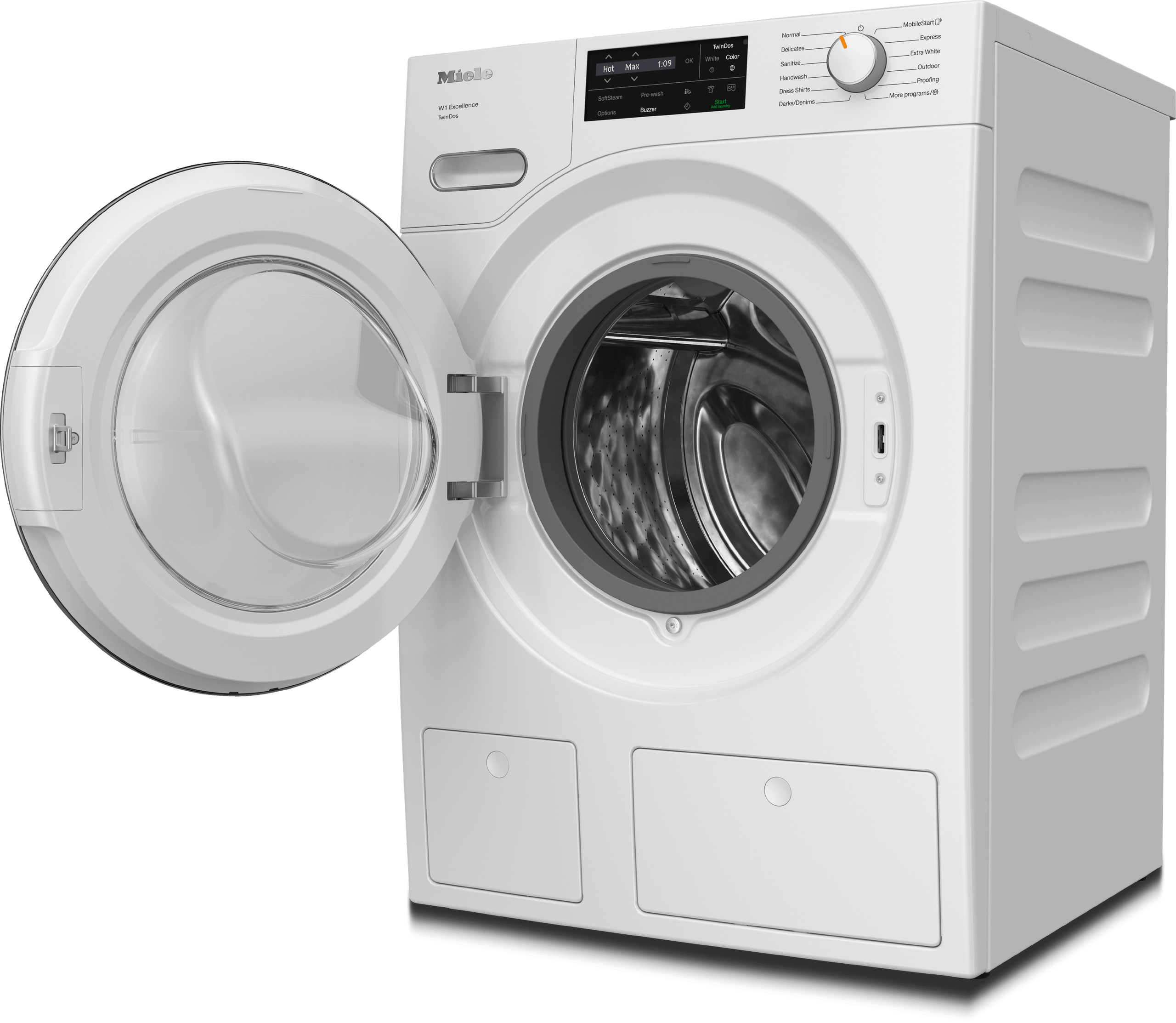 Miele WXF660WCS Wxf660 Wcs Tdos - W1 Front-Loading Washing Machine: 8 Kg 1600 Rpm Auto Dosing Pre-Ironing Miele@Home Capdosing