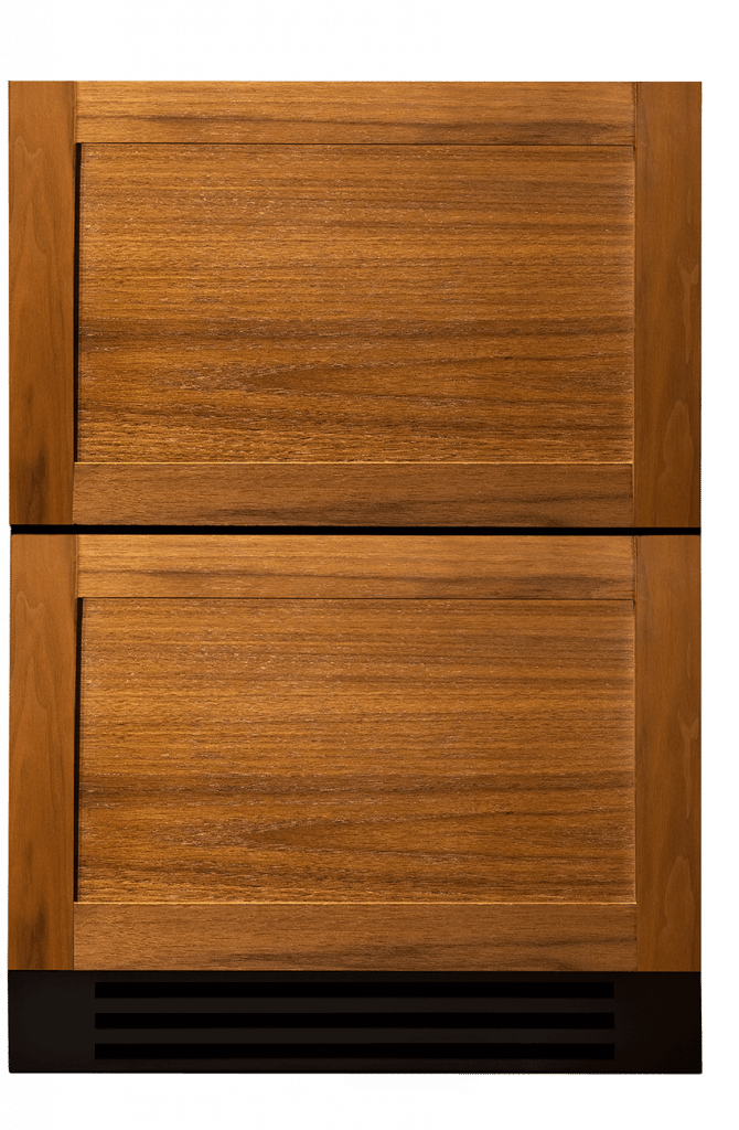 True Residential TUR24DOPC 24 Inch Overlay Panel Door Undercounter Refrigerator Drawer