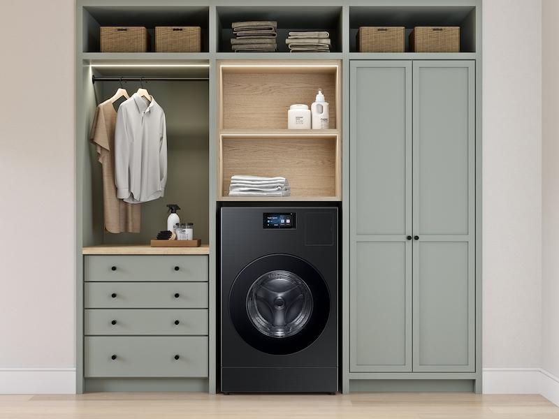 Samsung WD90F53AVB 5.3 Cu. Ft. Bespoke Ai Laundry Vented Combo™ All-In-One Ultra Capacity Washer And Electric Dryer With Ai Home In Brushed Black