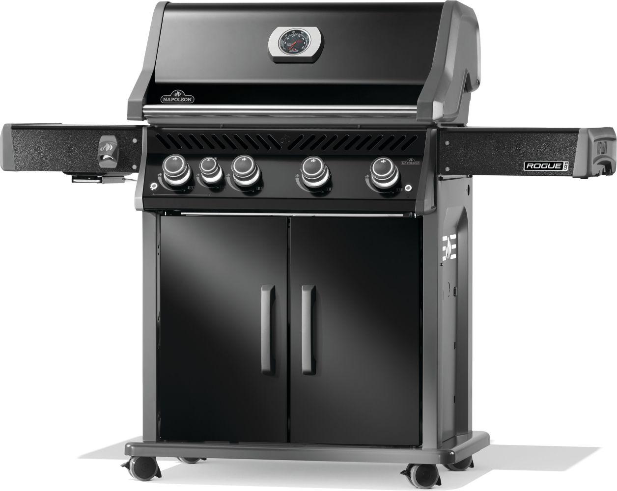 Napoleon Bbq RP525SIBNK2 Rogue Pro 525 Sib With Infrared Side Burner , Natural Gas, Black