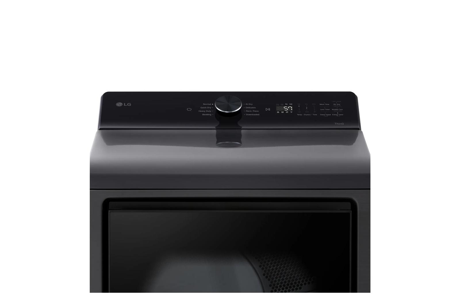 Lg DLE8200L 7.3 Cu. Ft. Ultra Large Capacity Rear Control Electric Dryer With Ai Sensing And Thinq® Smart Features