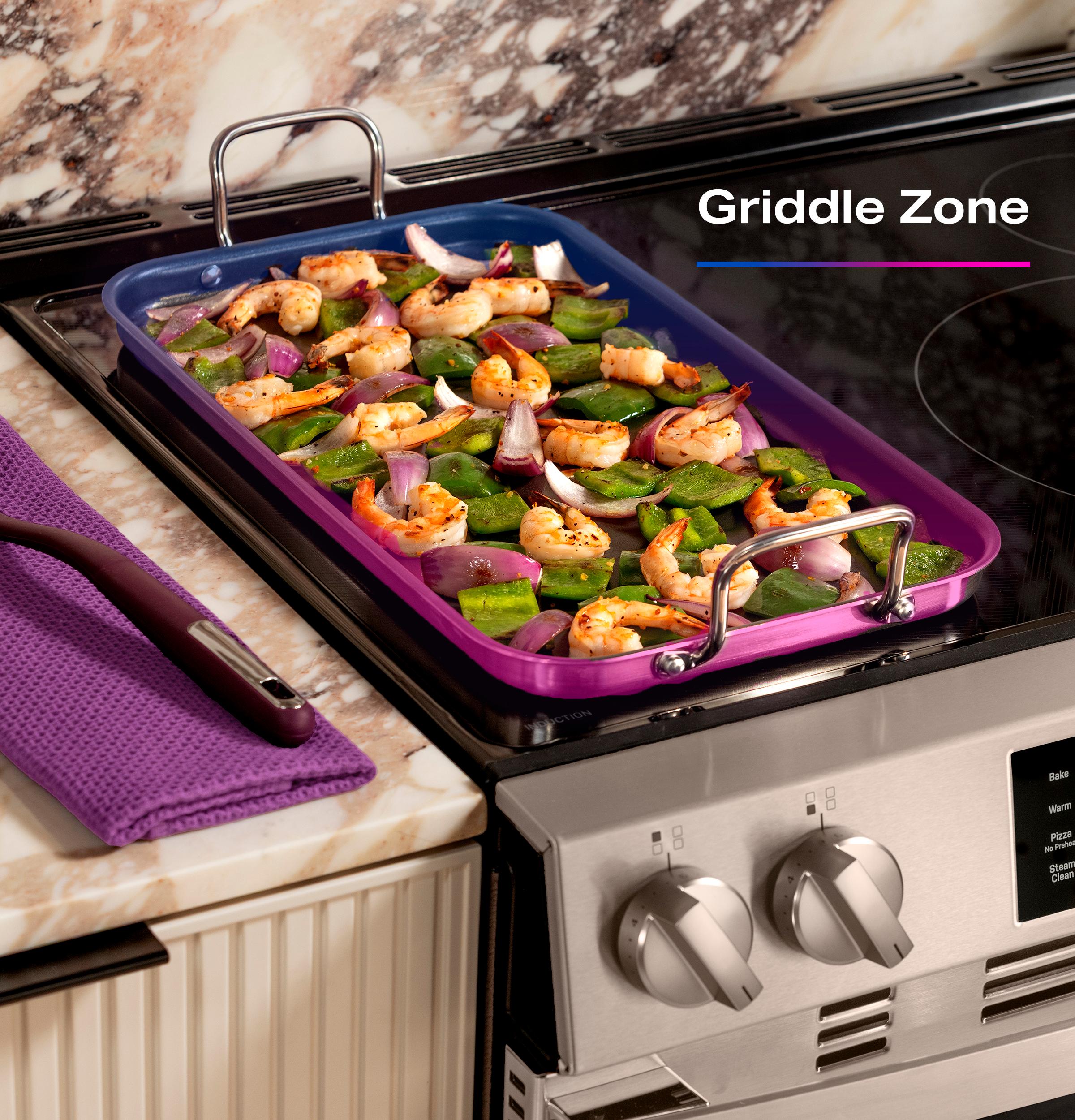Ge Appliances PHS700AYFS Ge Profile™ Energy Star® 30" Smart Slide-In Induction And Convection Range With No Preheat Air Fry And Easywash™ Oven Tray