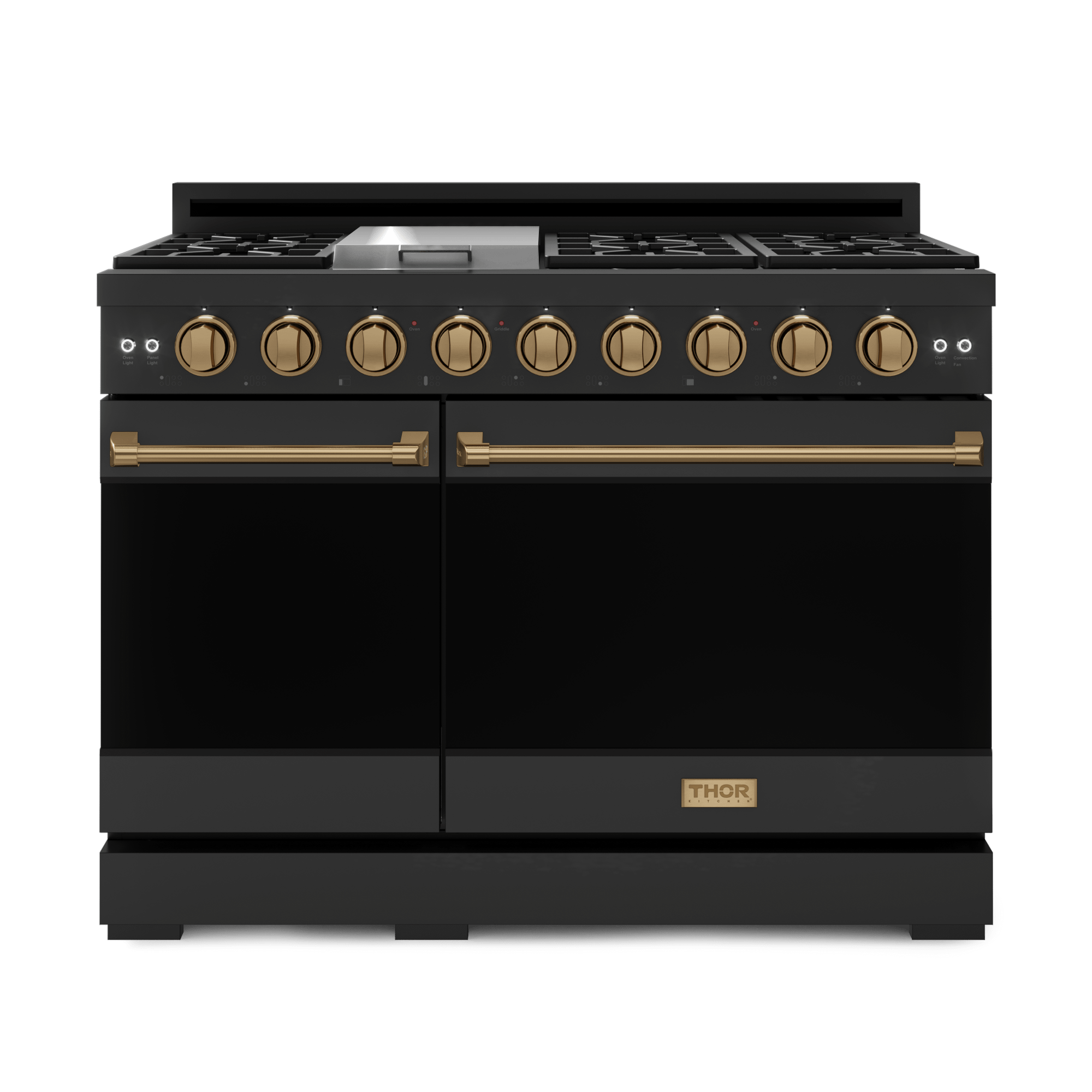 Thor Kitchen RSG48EBLPBRZ 48 Inch Professional Lp Range With Pro-Style Knobs In Black/Bronze Gordon Ramsay Series - Rsg48Eblp-Brz