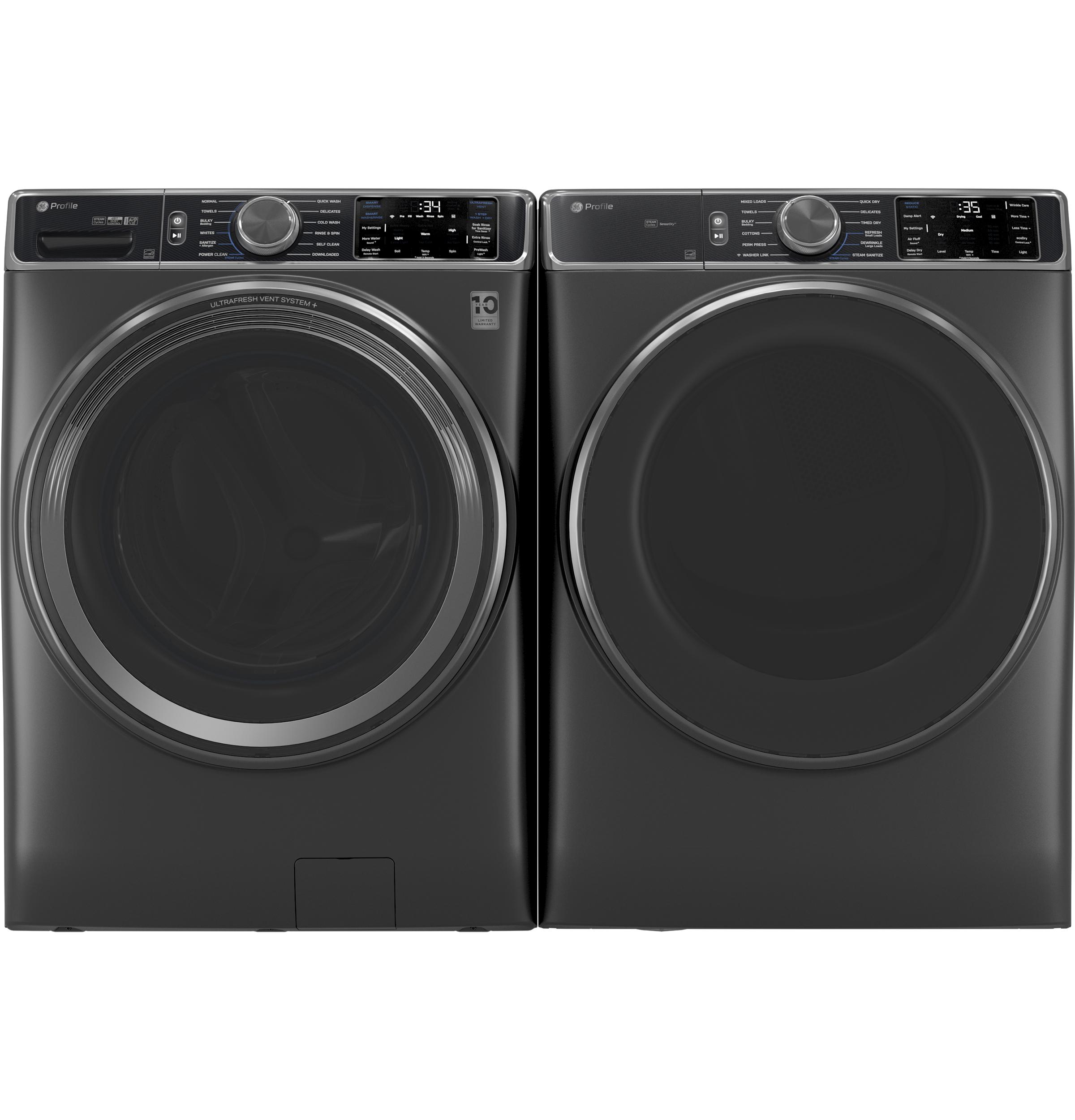 Ge Appliances PFW955SPWDS Ge Profile™ 5.5 Cu. Ft. Capacity Smart Front Load Energy Star® Steam Washer With Ultrafresh Vent System+ And Smart Wash & Smart Rinse