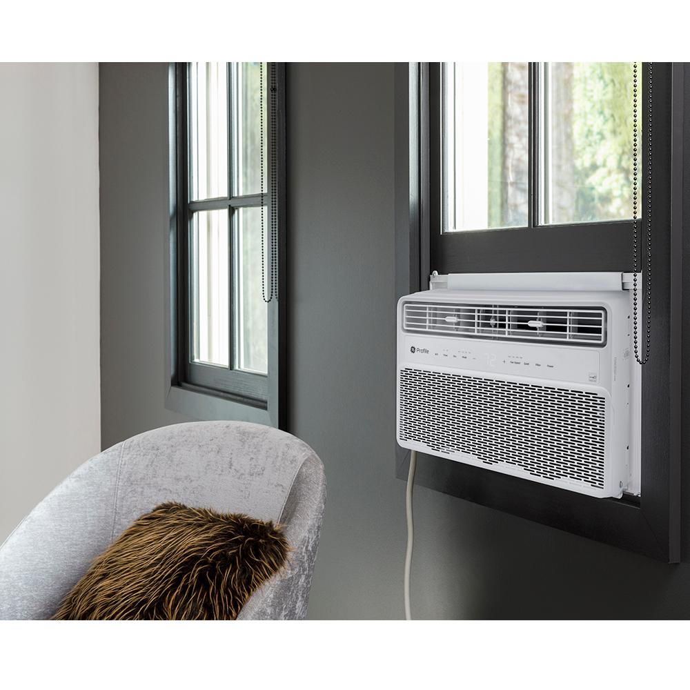 Ge Appliances PWDV14WWF Ge Profile™ Energy Star® 14,000 Btu Inverter Smart Ultra Quiet Window Air Conditioner For Large Rooms Up To 700 Sq. Ft.
