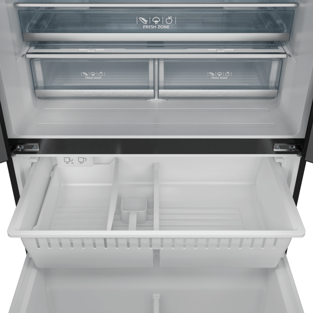 Thor Kitchen RF3621CTD00BLU 36 Inch 20.3 Cu Ft French Door Counter Depth Refrigerator With Ice Maker In Black/Navy Blue Gordon Ramsay Series - Rf3621Ctd00-Blu