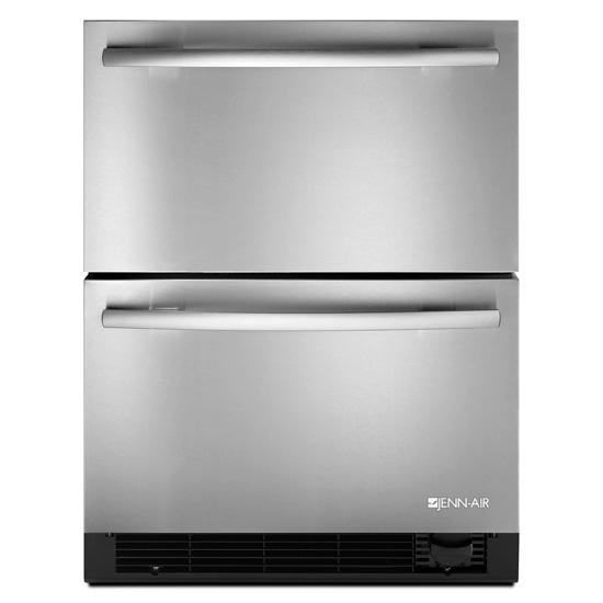Jennair JUD248RWRS Double-Refrigerator Drawers, 24"(W)