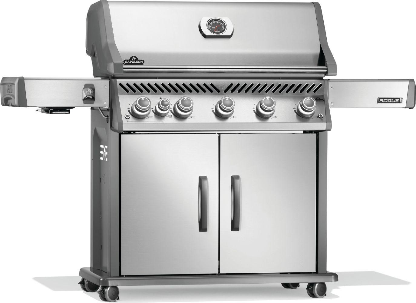 Napoleon Bbq RP625SIBPSS2 Rogue Pro 625 Sib With Infrared Side Burner , Propane, Stainless Steel