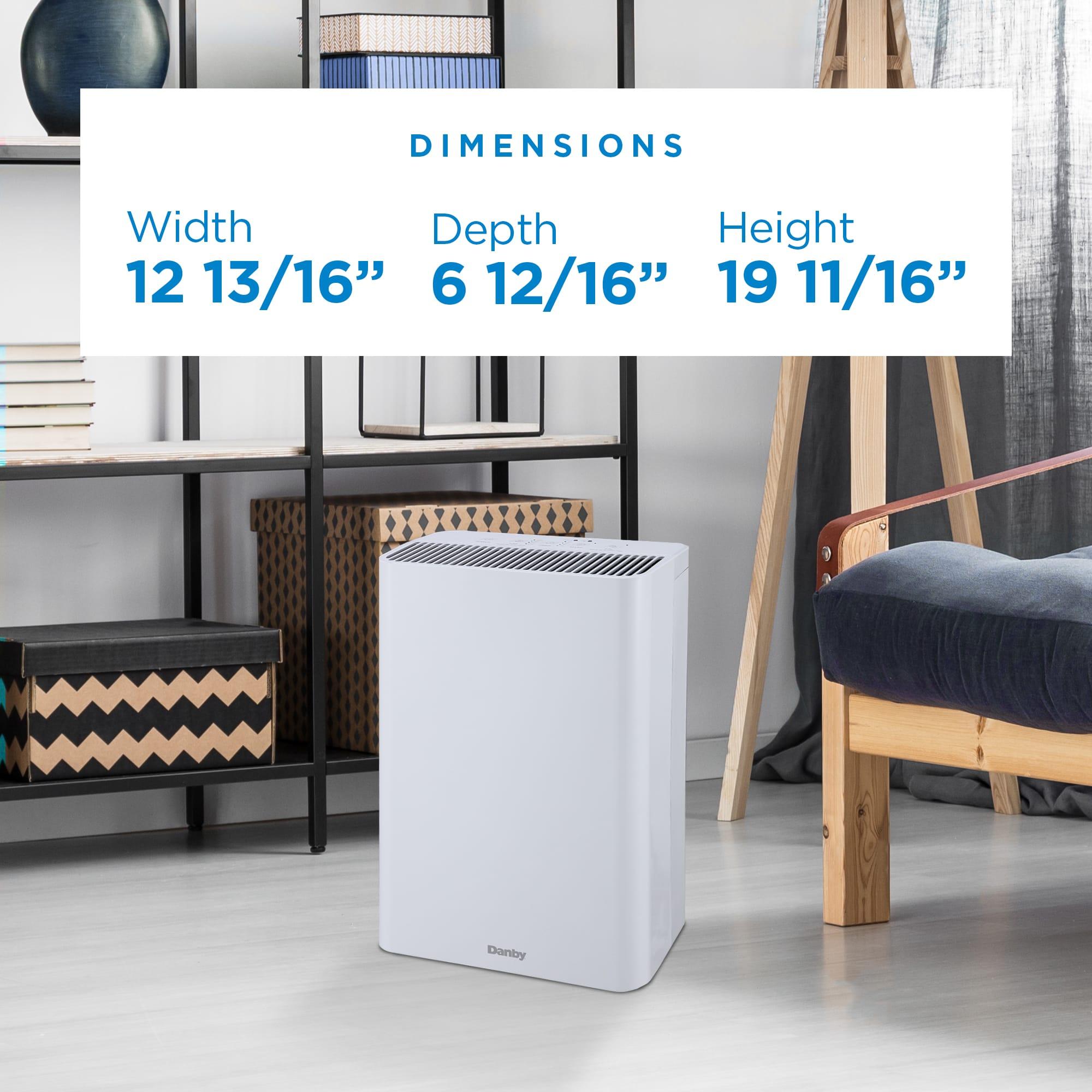Danby DAP152BAWI Danby Air Purifier Up To 210 Sq. Ft. In White