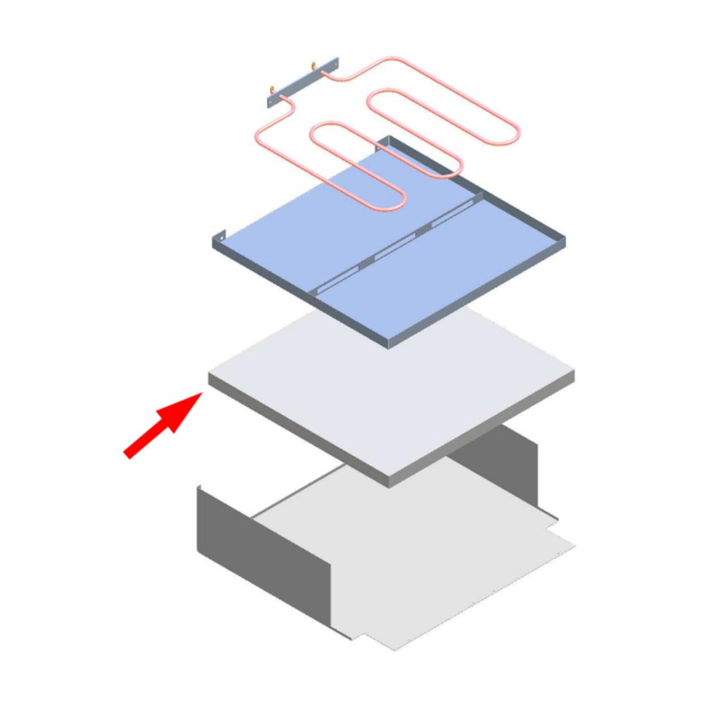 Ilve A10802 Ilve Parts A/108/02 Fiberglass Bottom 600