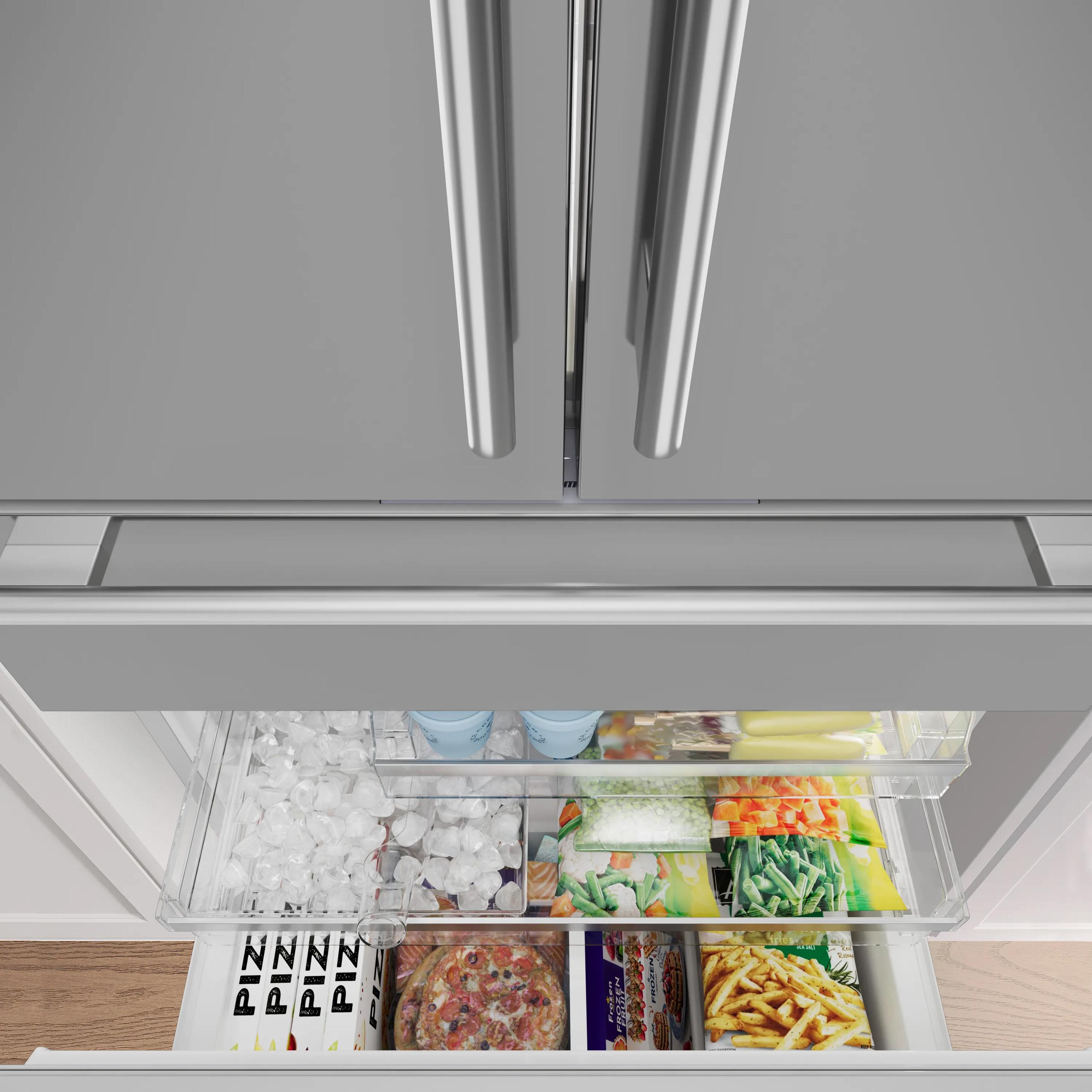 Thermador T36FL810NS Masterpiece® Freestanding French Door Bottom Mount Refrigerator 36'' Masterpiece® Stainless Steel
