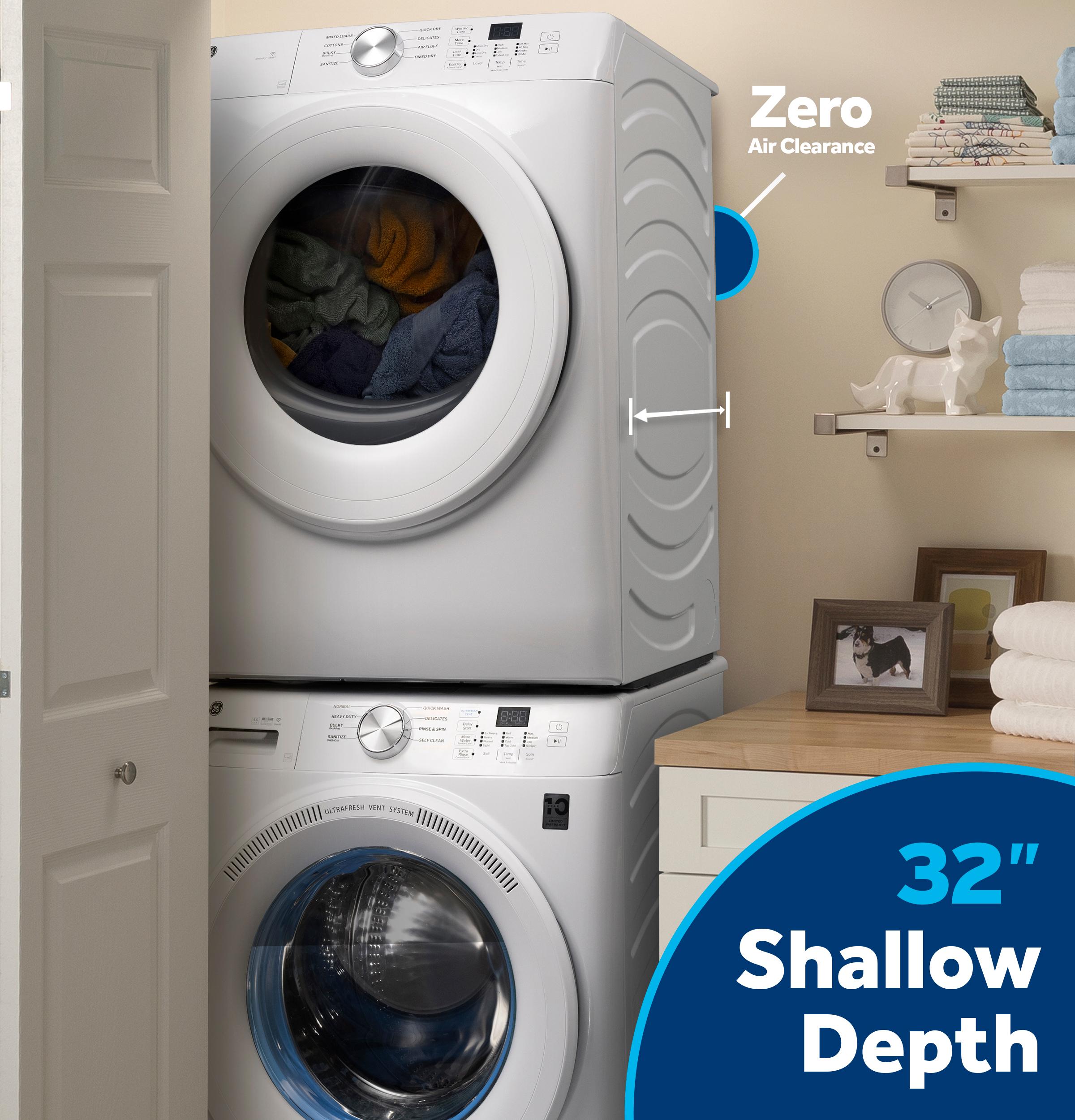 Ge Appliances GFD35GSSYWW Ge® Energy Star® 7.8 Cu. Ft. Capacity Smart Front Load Gas Dryer