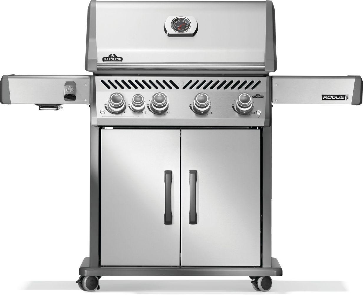 Napoleon Bbq RP525SIBPSS2 Rogue Pro 525 Sib With Infrared Side Burner , Propane, Stainless Steel