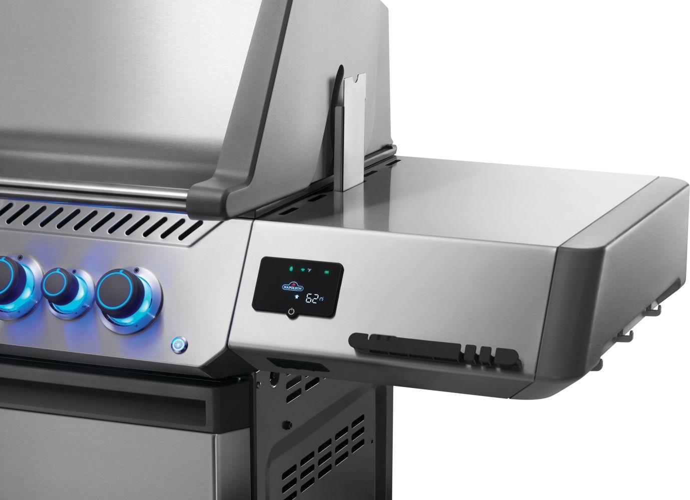 Napoleon Bbq P665VXRSIBNSS Prestige 665 Connected Rsib With Infrared Side And Rear Burner , Natural Gas, Stainless Steel