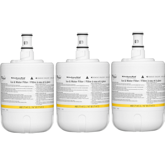 Jennair 8171413T Refrigerator Water Filter- Interior Turn (3 Pack)