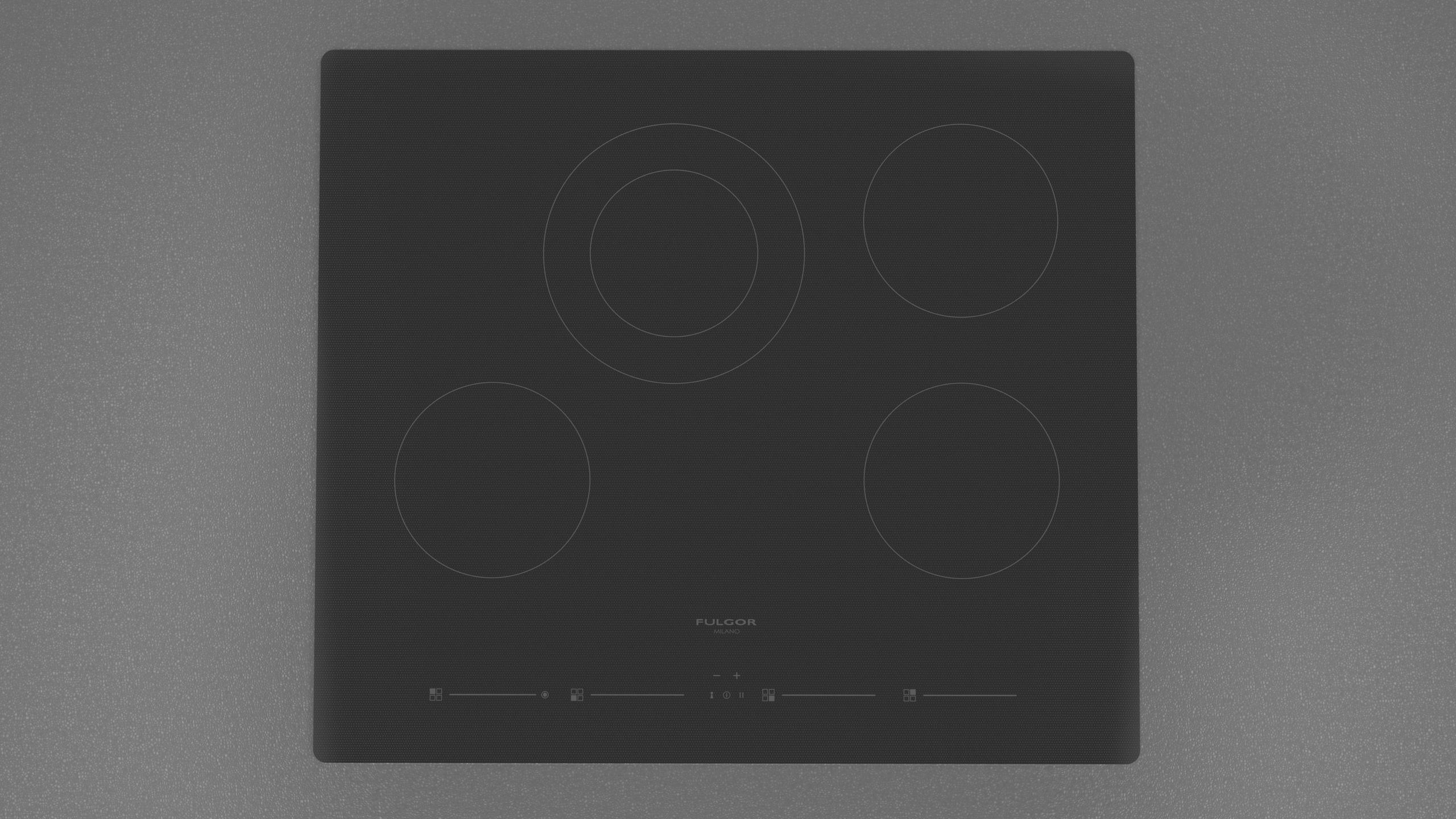Fulgor Milano F7RT24B1 24" Vetroceramic Cooktop