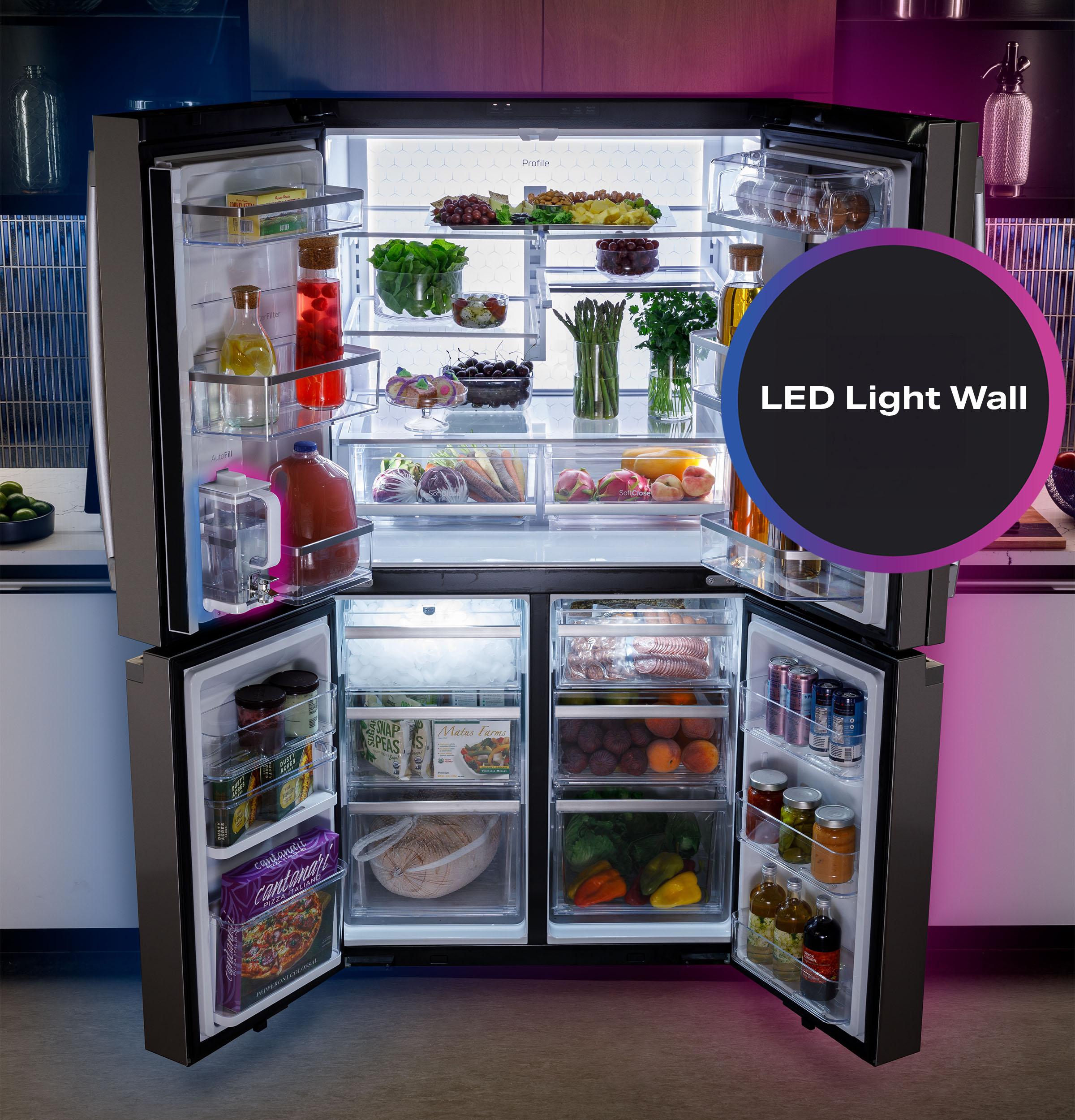 Ge Appliances PAE28BYTFS Ge Profile™ Energy Star® 28.3 Cu. Ft. Quad-Door Refrigerator With Dual-Dispense Autofill Pitcher