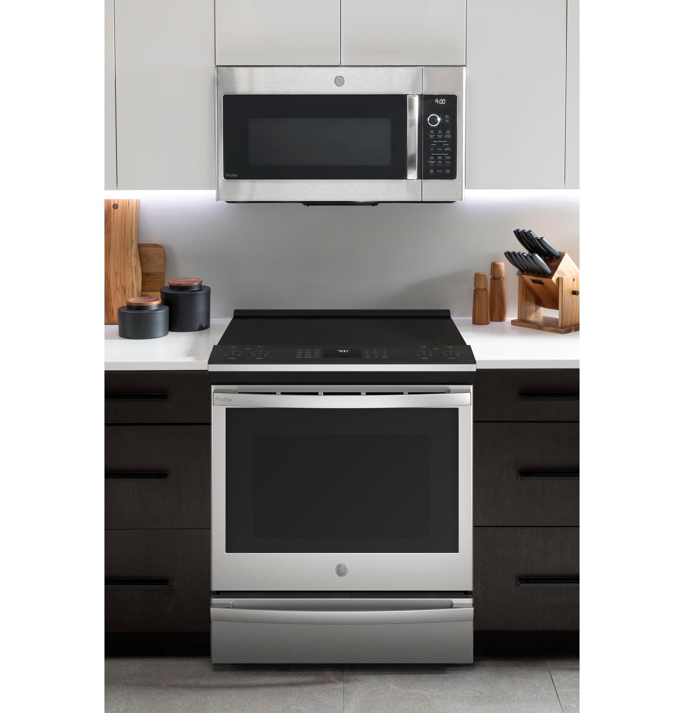 Ge Appliances PHS93EYPFS Ge Profile™ Energy Star 30" Smart Slide-In Fingerprint Resistant Front-Control Induction And Convection Range With No Preheat Air Fry