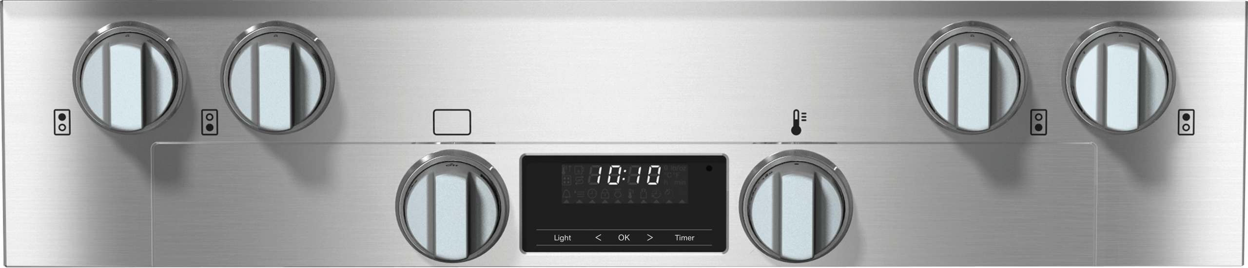 Miele HR17243GDF Hr 1724-3 G Df - 30" Range Dual Fuel Model With Directselect Controls.