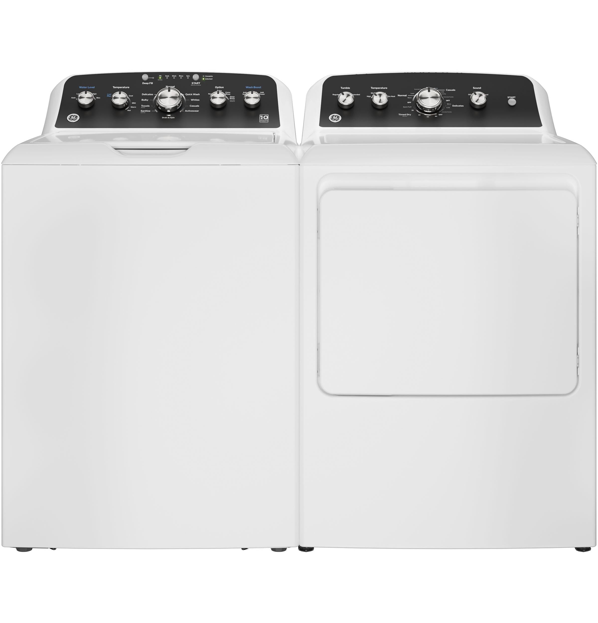 Ge Appliances GTD48GASWWB Ge® 7.2 Cu. Ft. Capacity Gas Dryer With Up To 120 Ft. Venting And Extended Tumble