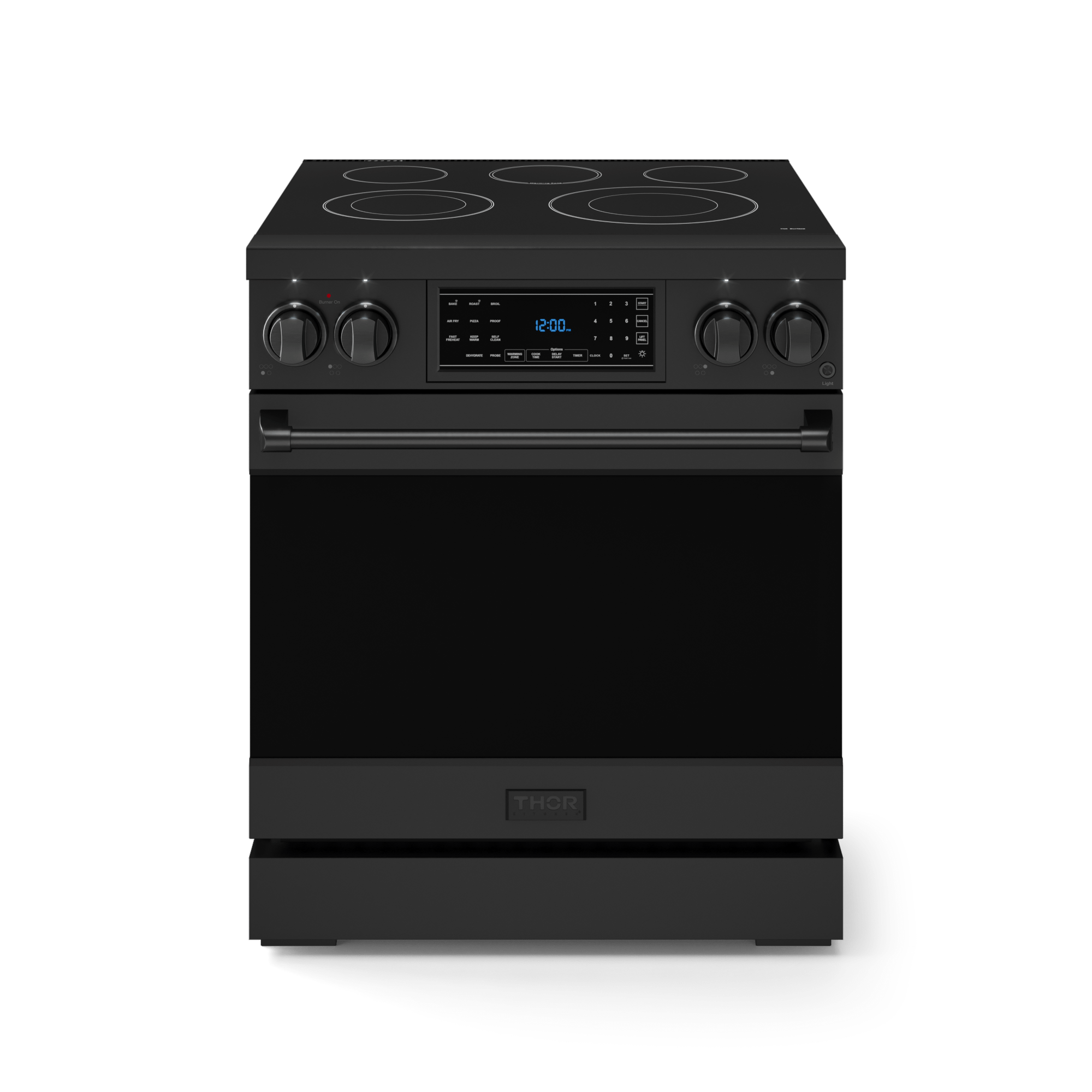 Thor Kitchen RSE30B 30 Inch Professional Electric Range With Tilt Panel Touch Control In Black Gordon Ramsay Series - Rse30B