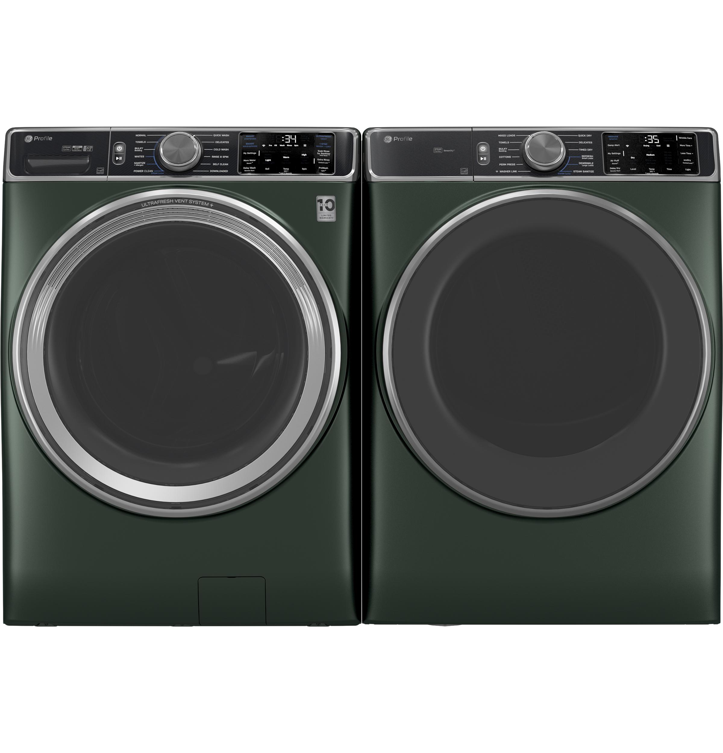 Ge Appliances PFD95ESPWGN Ge Profile™ Energy Star® 7.8 Cu. Ft. Capacity Smart Front Load Electric Dryer With Steam And Sanitize Cycle