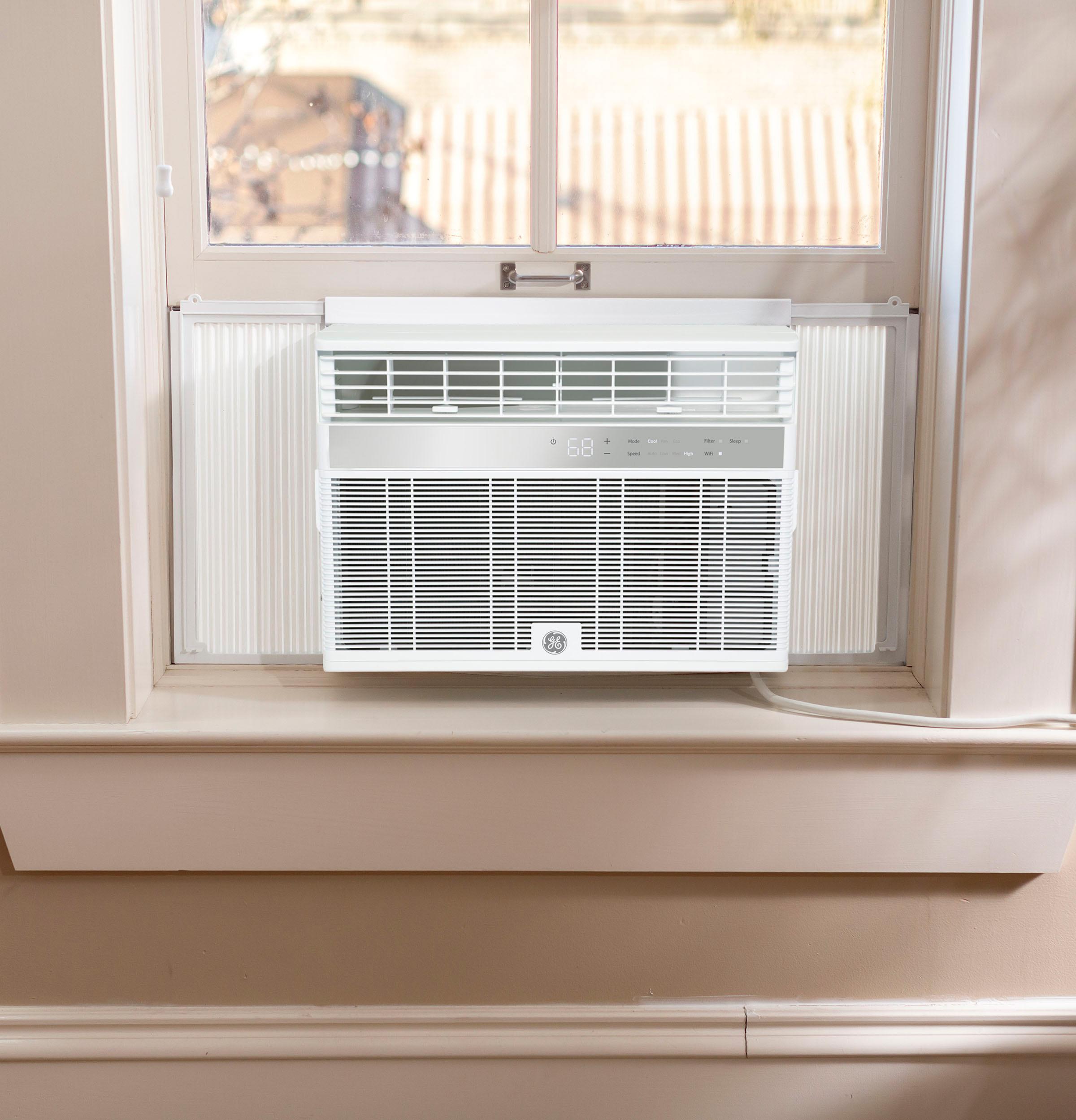Ge Appliances AWCS12WWF Ge® 12,000 Btu Smart Electronic Window Air Conditioner For Large Rooms Up To 550 Sq. Ft.
