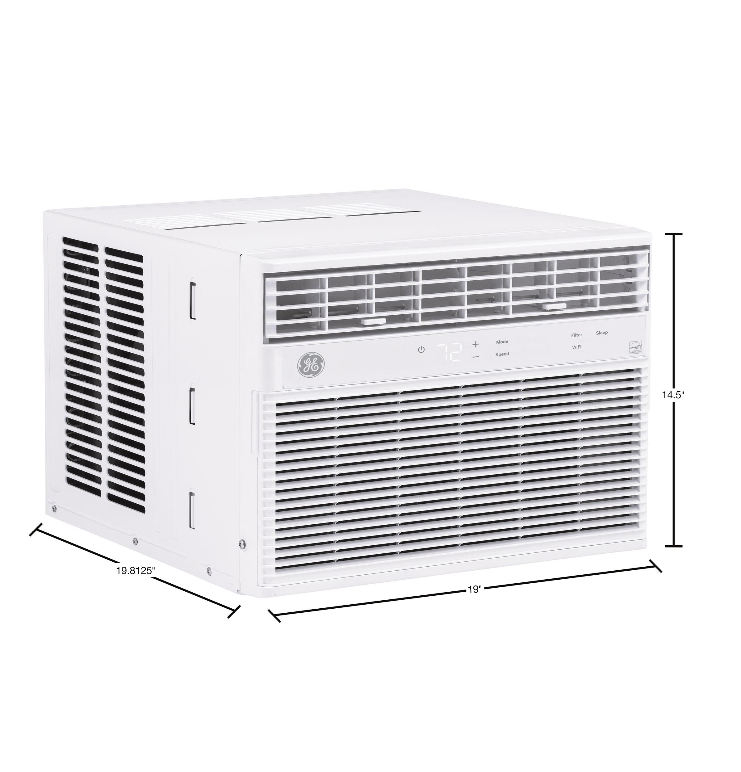 Ge Appliances AHEK12AC Ge® Energy Star® 12,000 Btu Smart Electronic Window Air Conditioner For Large Rooms Up To 550 Sq. Ft.
