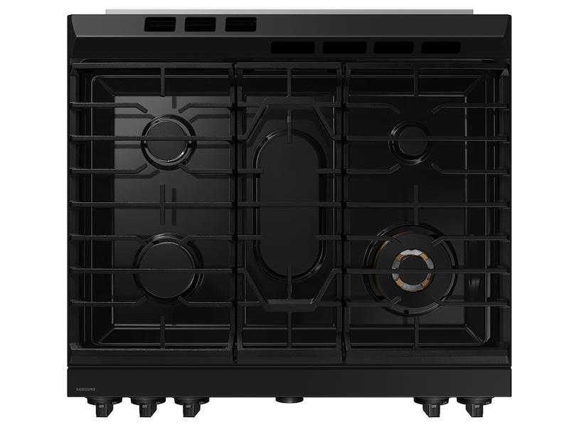 Samsung NSG6DG8500SR Bespoke 6.0 Cu. Ft. Smart Slide-In Gas Range With Air Sous Vide & Air Fry In Stainless Steel