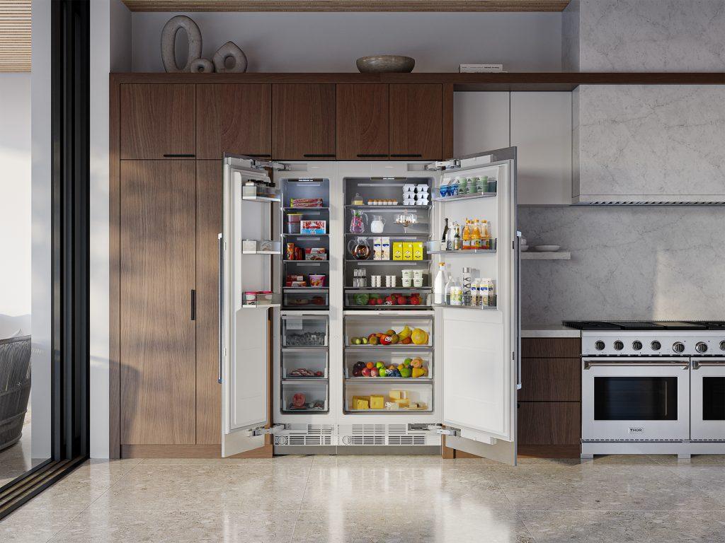 Thor Kitchen XRF18CFZ Thor Kitchen 18-Inch Built-In Freezer Column, Panel Ready - Xrf18Cfz