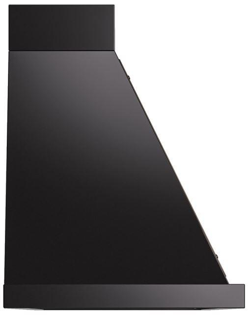 Ilve UANB60BKG Nostalgie 60 Inch Glossy Black Wall Mount Range Hood