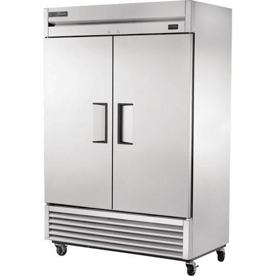 True Manufacturing Commercial T49HC Reach-In Solid Swing Door Refrigerator With Hydrocarbon Refrigerant