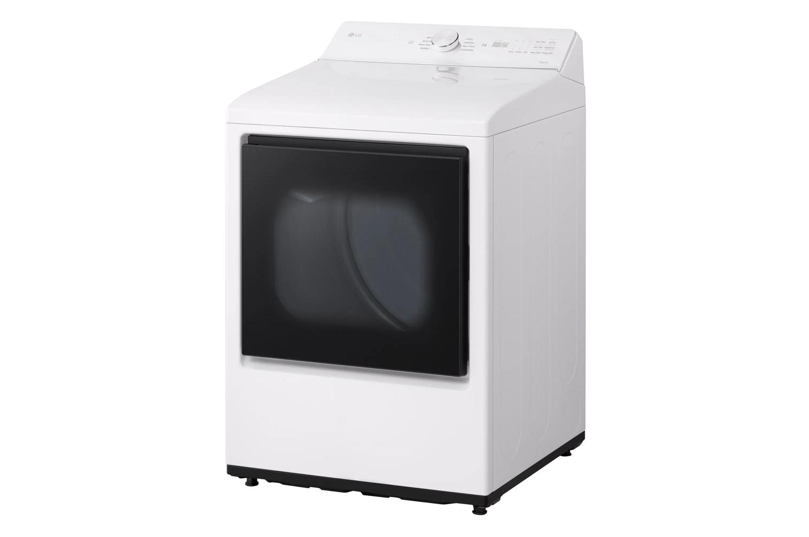Lg DLE8200W 7.3 Cu. Ft. Ultra Large Capacity Rear Control Electric Dryer With Ai Sensing And Thinq® Smart Features