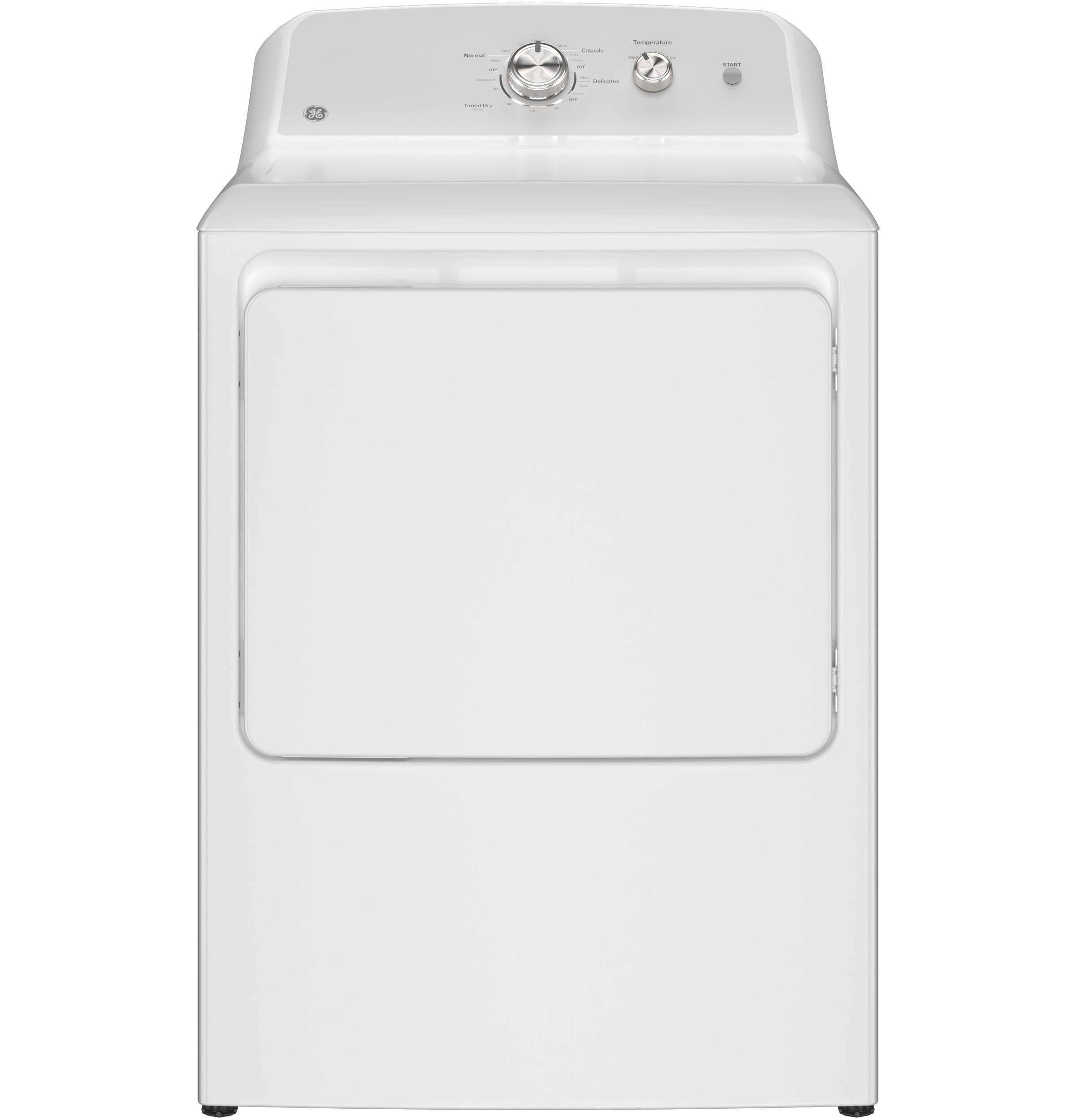Ge Appliances GTD38EASWWS Ge® 7.2 Cu. Ft. Capacity Electric Dryer With Up To 120 Ft. Venting​ And Reversible Door​
