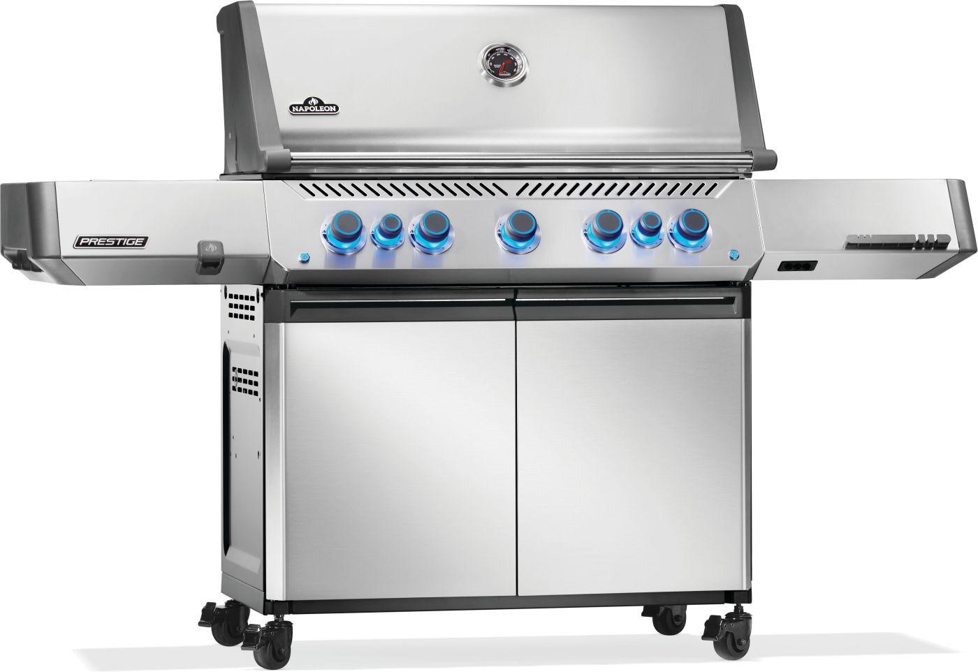 Napoleon Bbq P665VRSIBNSS Prestige 665 Rsib With Infrared Side And Rear Burner , Natural Gas, Stainless Steel