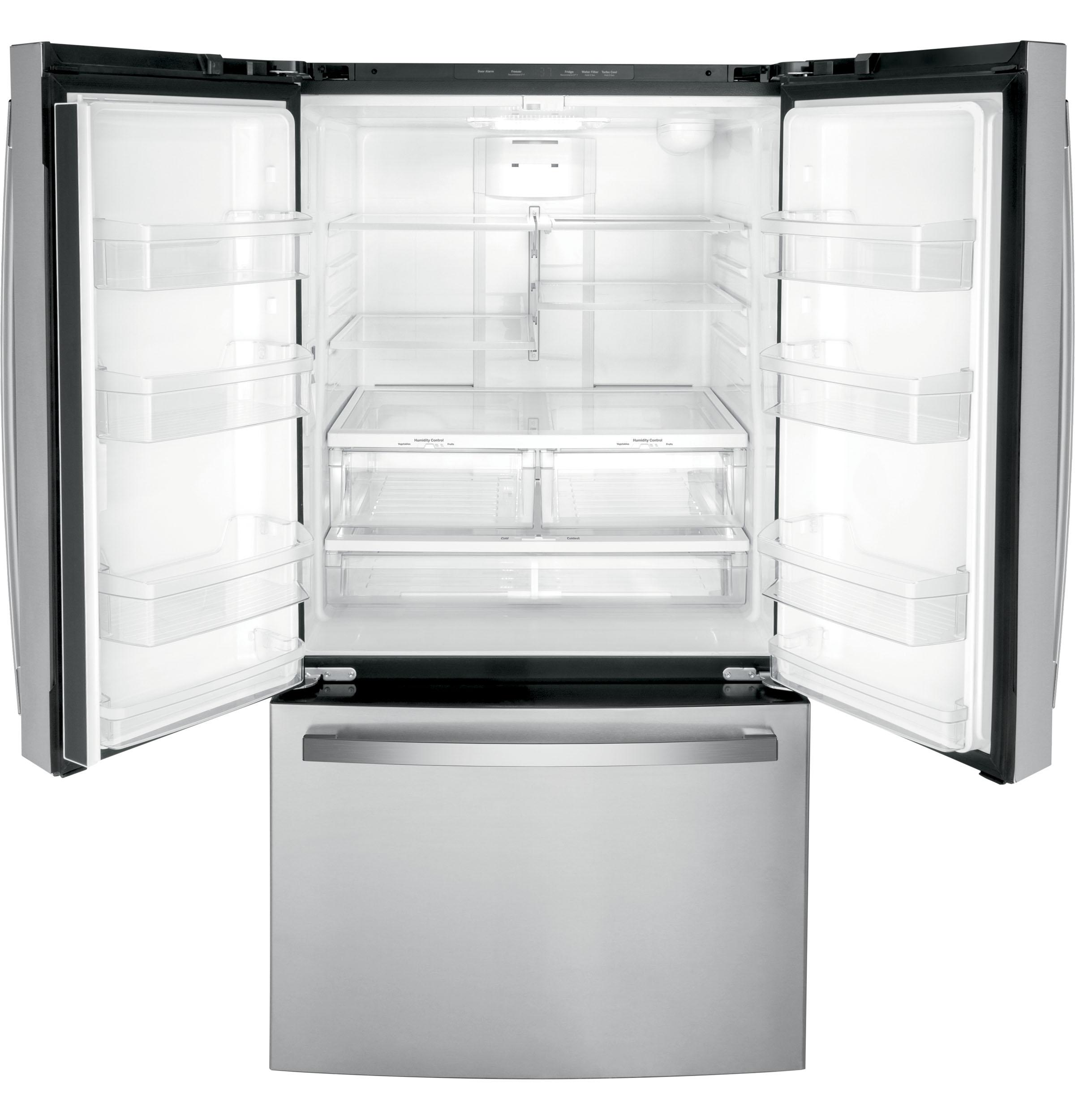Ge Appliances GWE22JYMFS Ge® Energy Star® 21.9 Cu. Ft. Fingerprint Resistant Counter-Depth French-Door Refrigerator