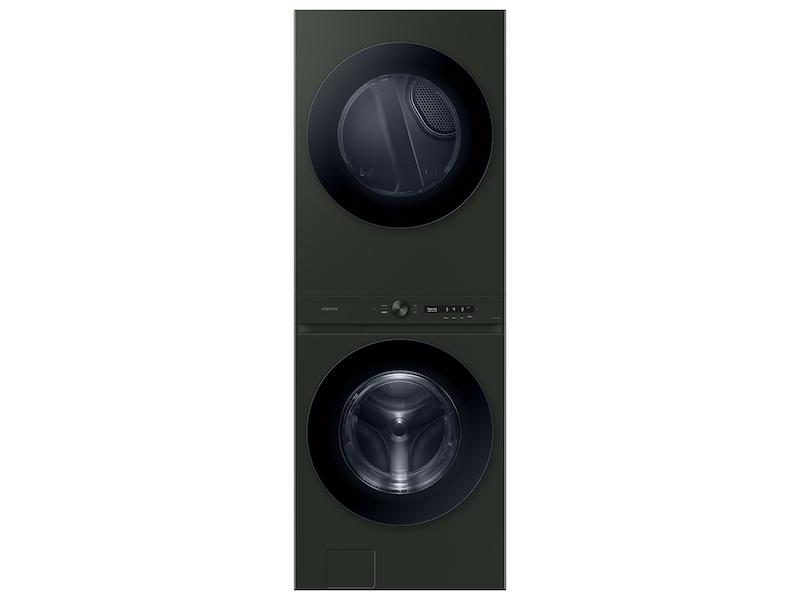 Samsung WH53DBH700GF Bespoke 5.3 Cu. Ft. Ai Laundry Hub™ Ultra Capacity Single Unit Washer With Ai Optiwash™ And 7.6 Cu. Ft. Gas Dryer In Satin Green