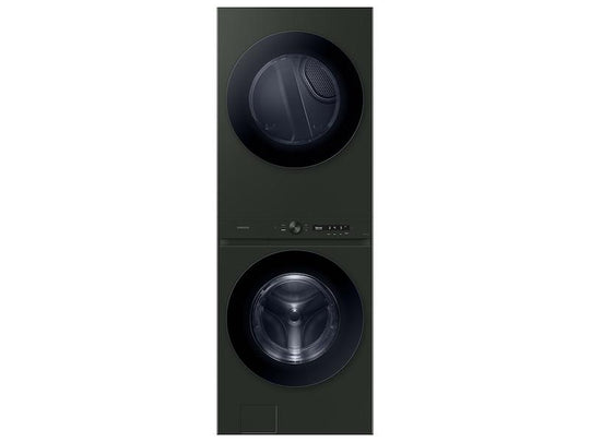 Samsung WH53DBH700GF Bespoke 5.3 Cu. Ft. Ai Laundry Hub™ Ultra Capacity Single Unit Washer With Ai Optiwash™ And 7.6 Cu. Ft. Gas Dryer In Satin Green