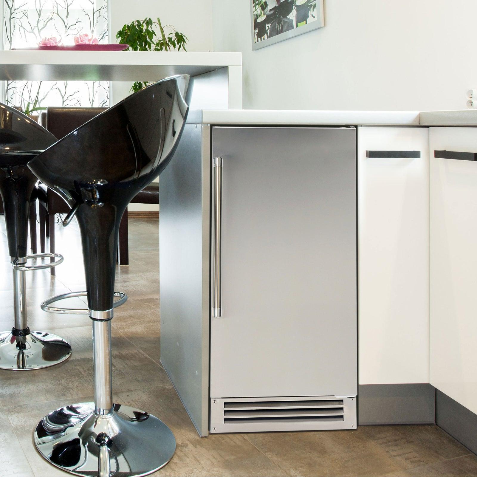 Avanti IME49U3SIS Avanti Elite Built-In Or Freestanding Ice Maker, 15