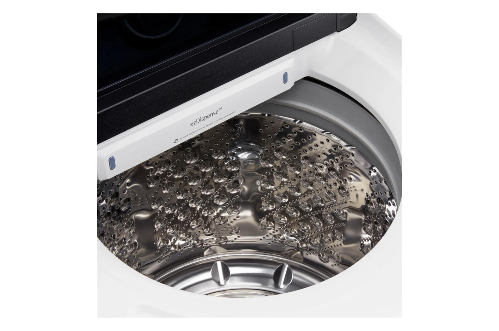 Lg WT8600CW 5.5 Cu.Ft. Mega Capacity Top Load Washer With Turbowash™ Washer With Steam, Ezdipense, Wi-Fi Connectivity, White
